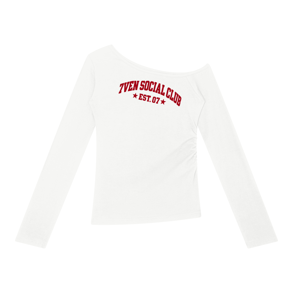 7VEN - Women’s Off-the-Shoulder T-Shirt