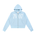 7VEN - Women's Faded Sparkles  Full Zip Hoodie