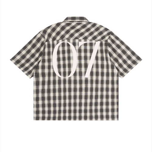 7VEN - Boxy Plaid Short Sleeve Shirt