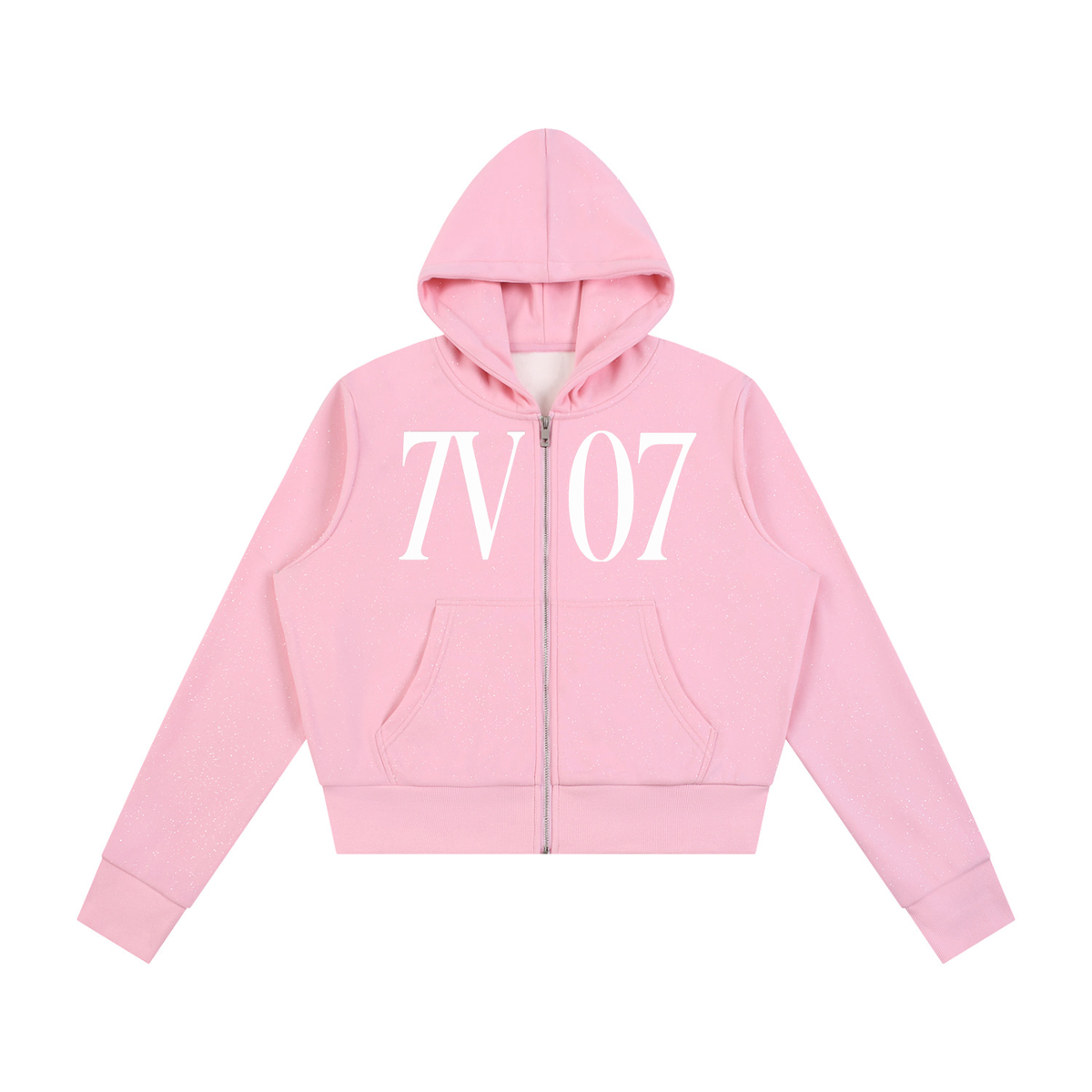 7VEN - Women's Faded Sparkles  Full Zip Hoodie