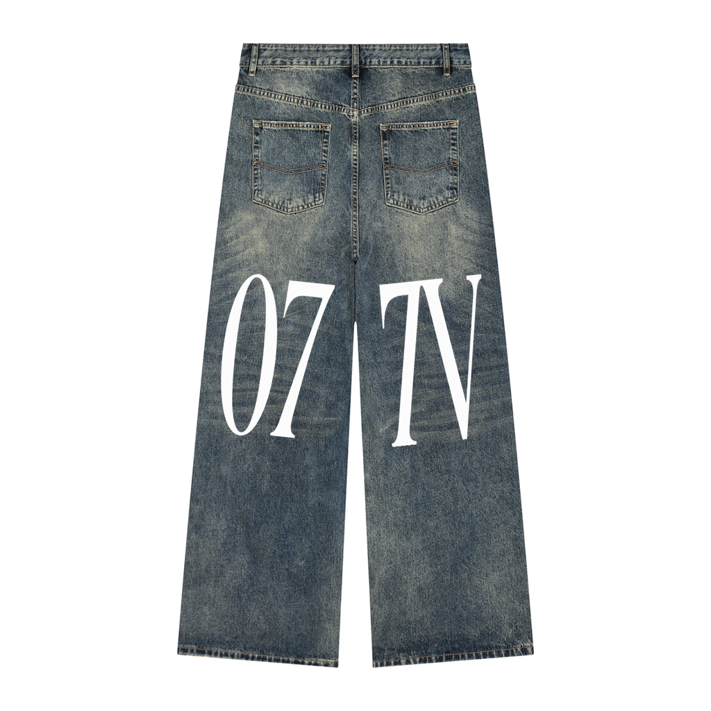 7VEN - Men's Vintage Wash Denim Jeans