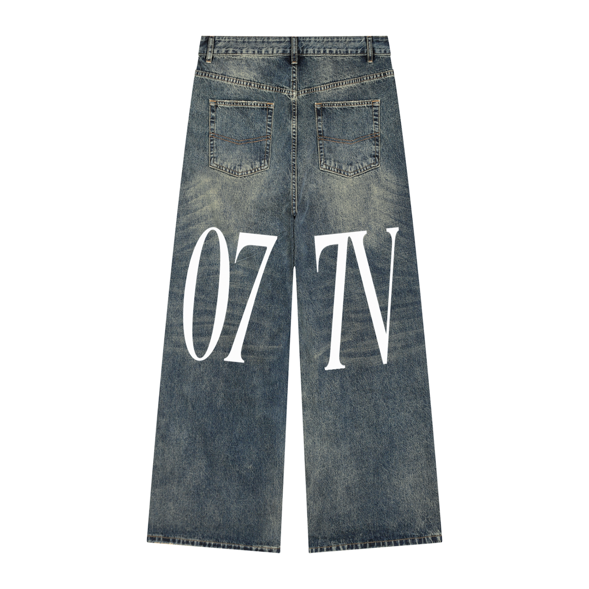 7VEN - Men's Vintage Wash Denim Jeans