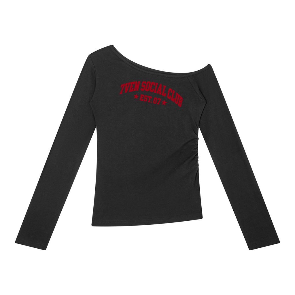 7VEN - Women’s Off-the-Shoulder T-Shirt