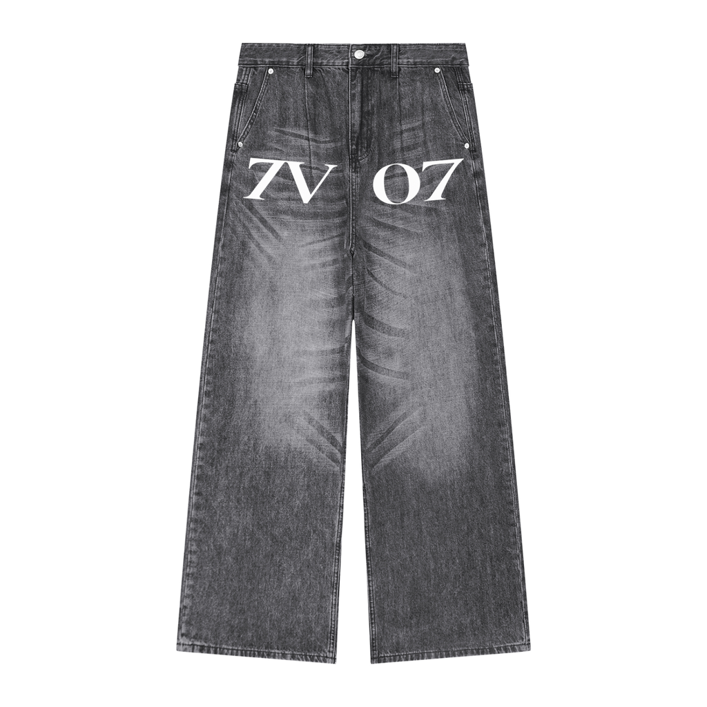 7VEN - Men's Vintage Wash Denim Jeans
