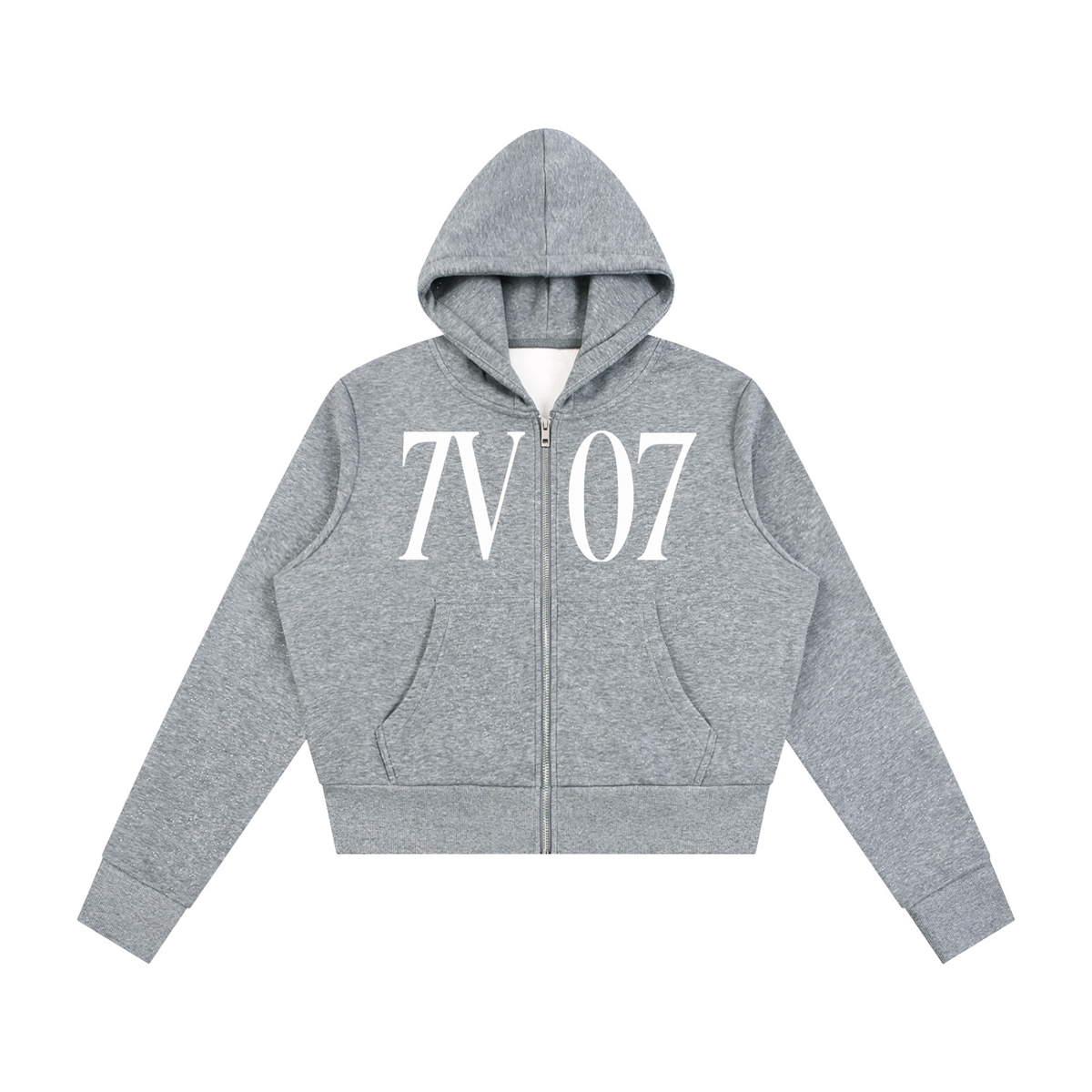 7VEN - Women's Faded Sparkles  Full Zip Hoodie