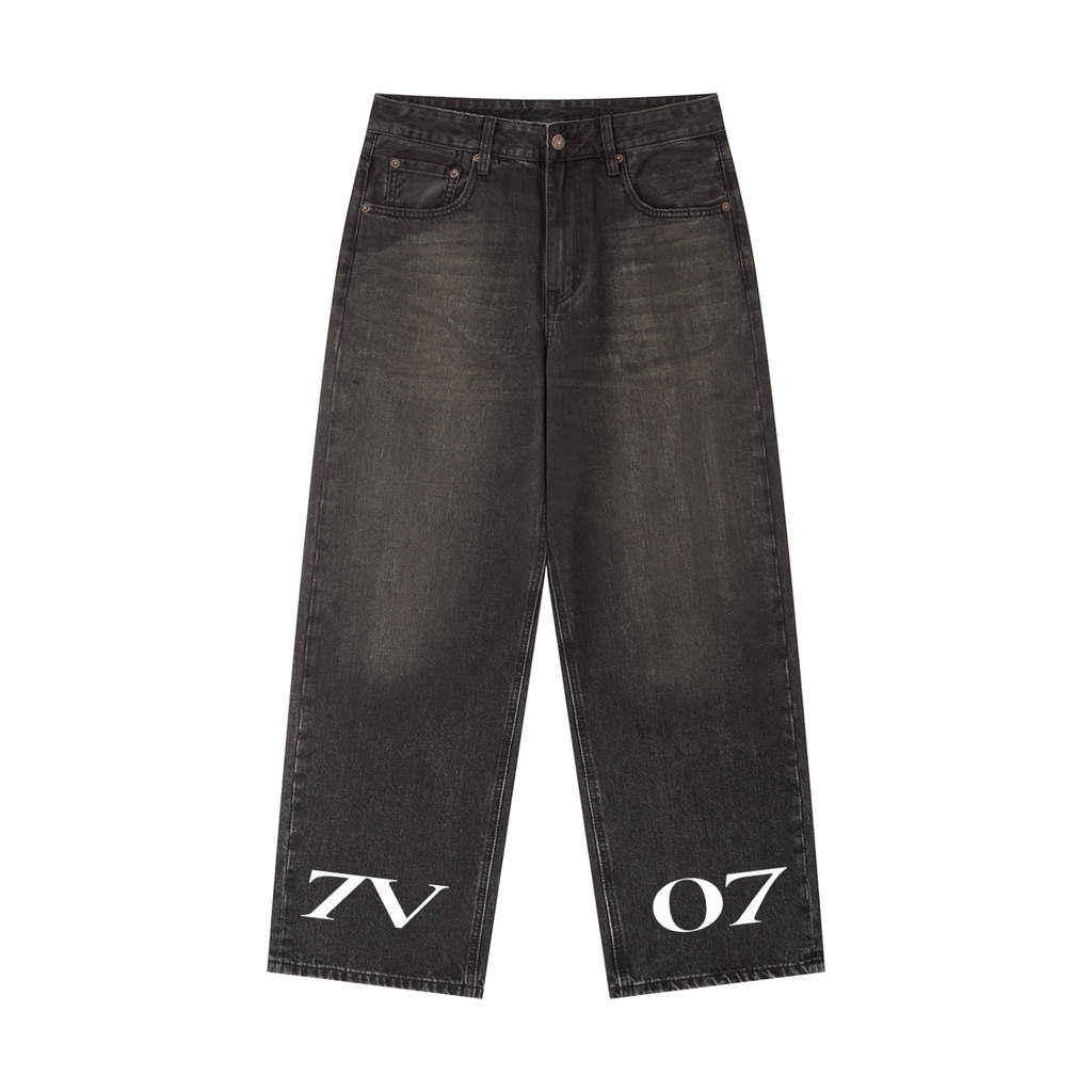7VEN - Vintage Wash Heavyweight Denim Jeans