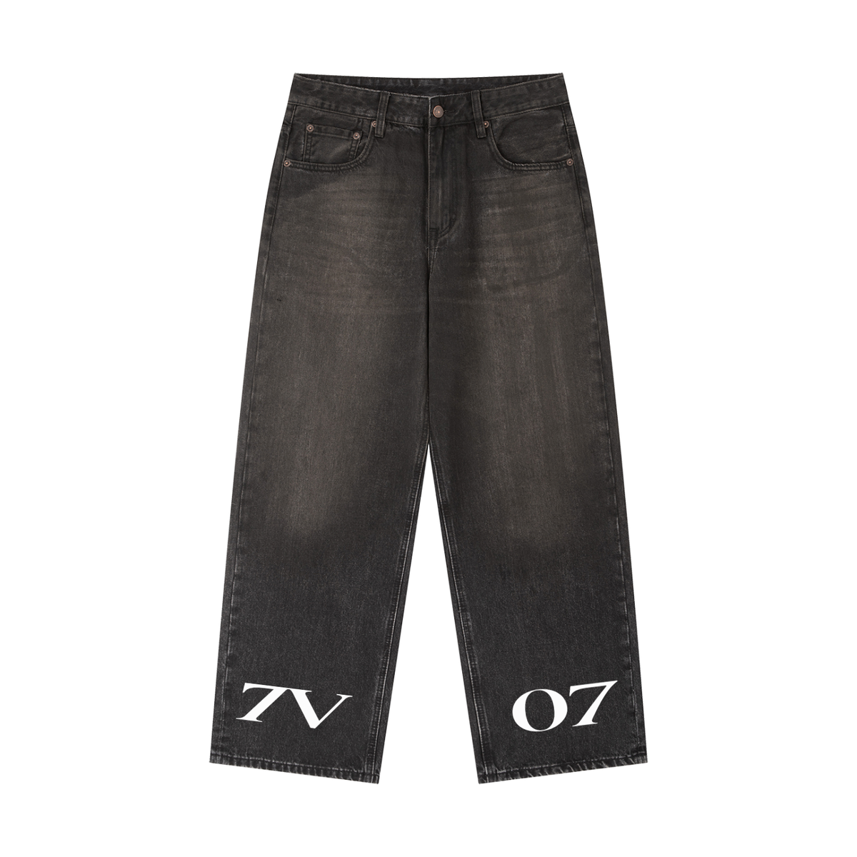 7VEN - Vintage Wash Heavyweight Denim Jeans