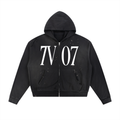 7VEN - Faded Zipped Hoodie