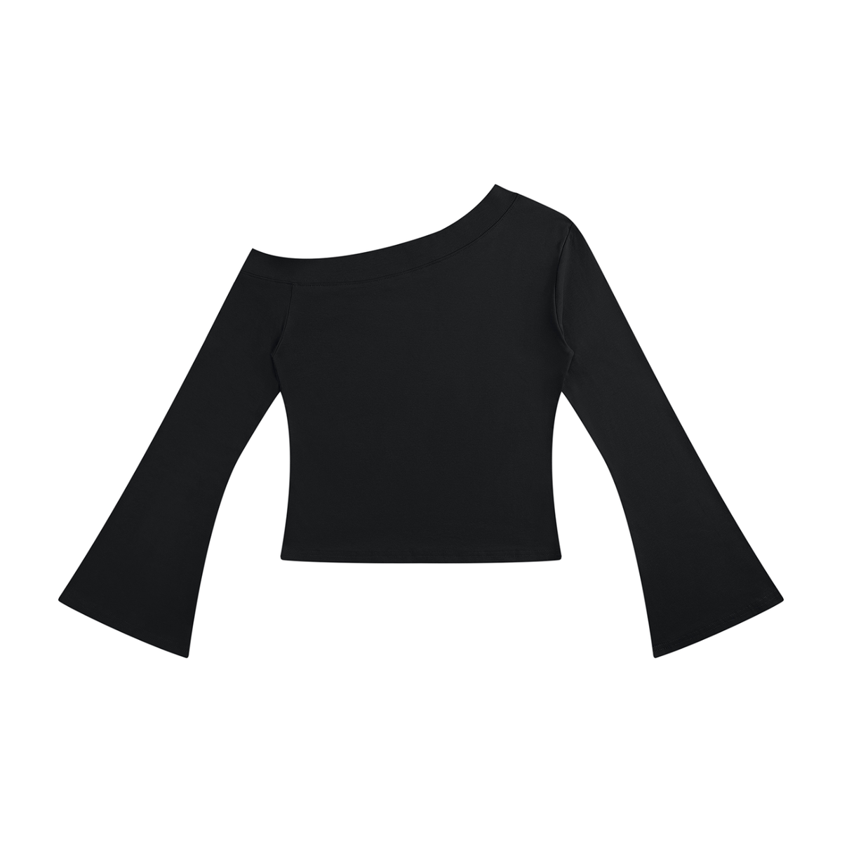 7VEN - Women's Off-Shoulder Bell Sleeve T-Shirt