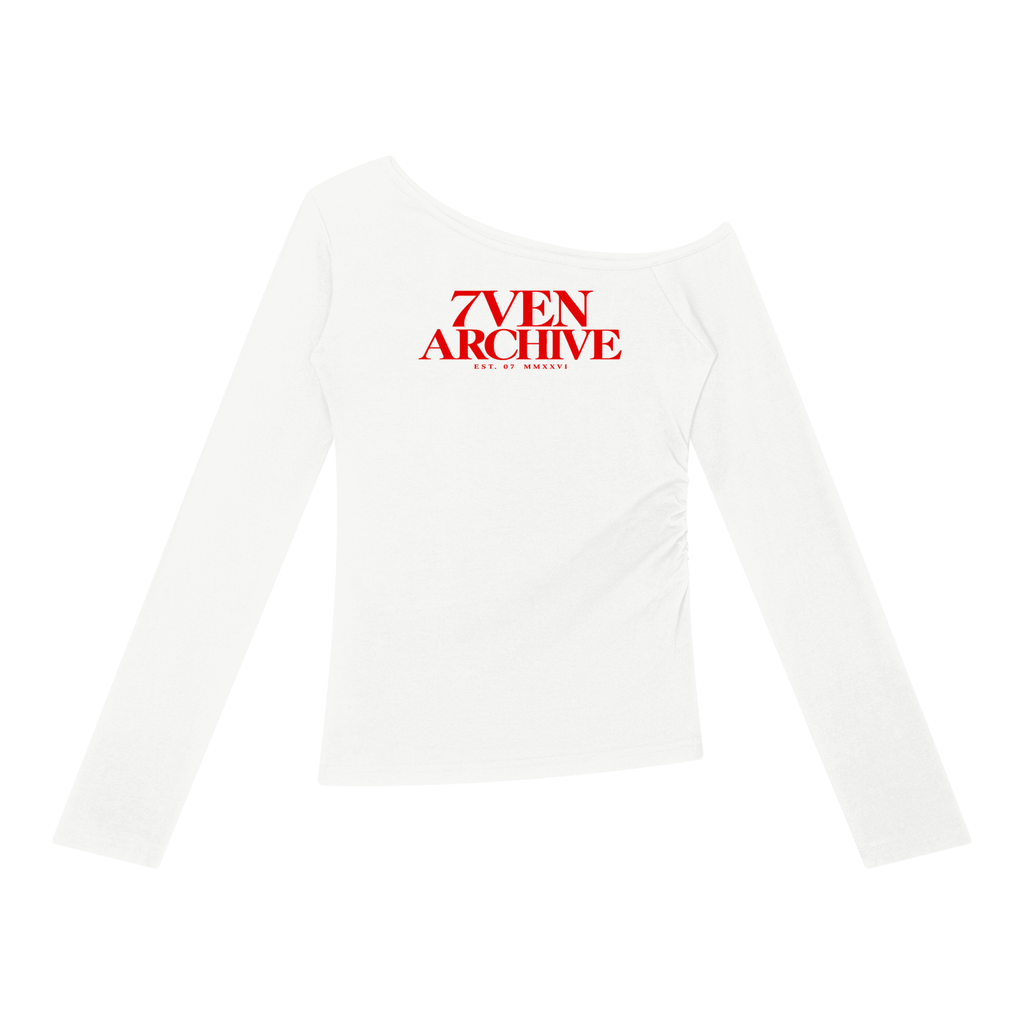 7VEN- Women’s Off-the-Shoulder T-Shirt