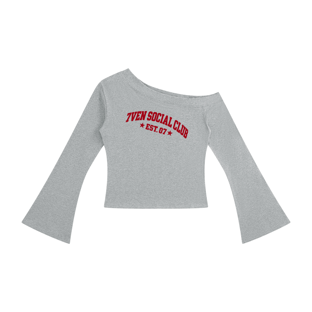 Women's Off-Shoulder Bell Sleeve T-Shirt