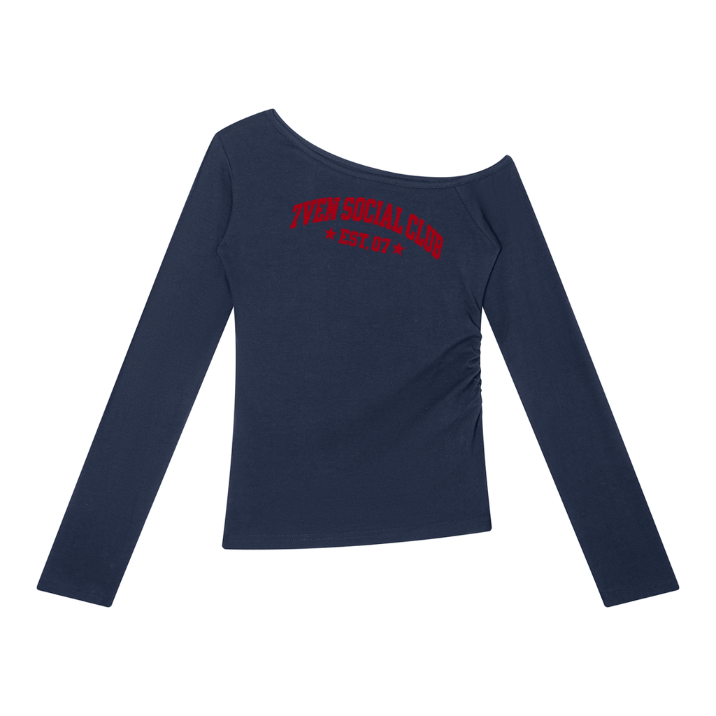 7VEN - Women’s Off-the-Shoulder T-Shirt