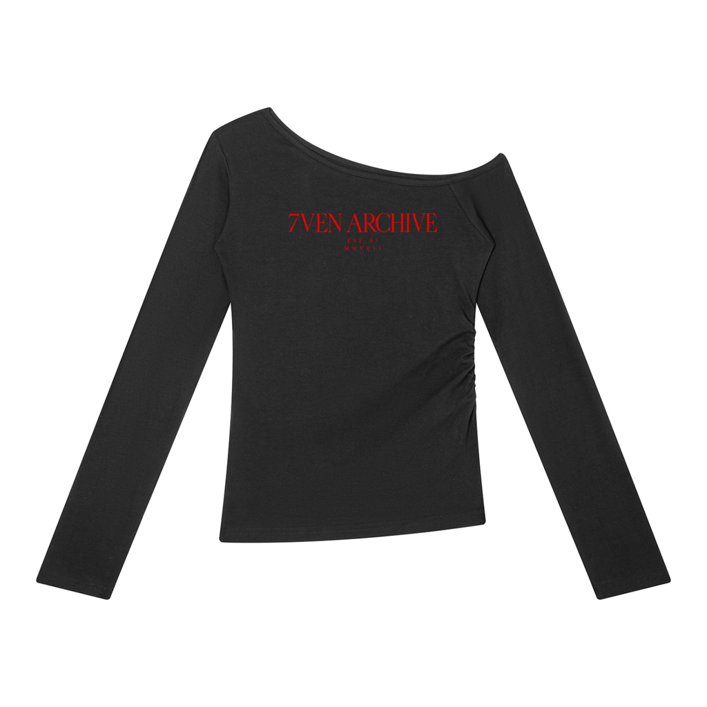 7VEN - Women’s Off-the-Shoulder T-Shirt