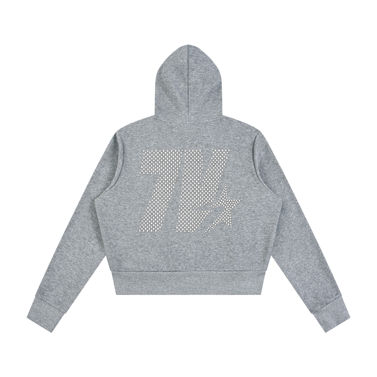 7VEN - Women's Faded Sparkles  Full Zip Hoodie